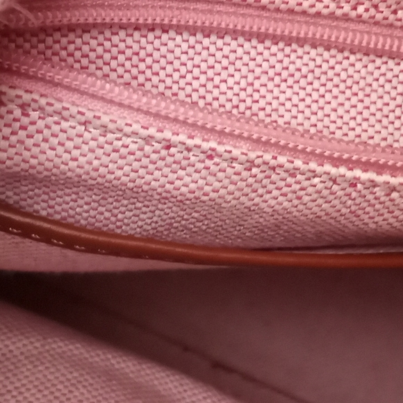 Dooney & Bourke Smooth Genuine Leather    Handbag. Color is a  Rich Caramel. - Picture 13 of 16